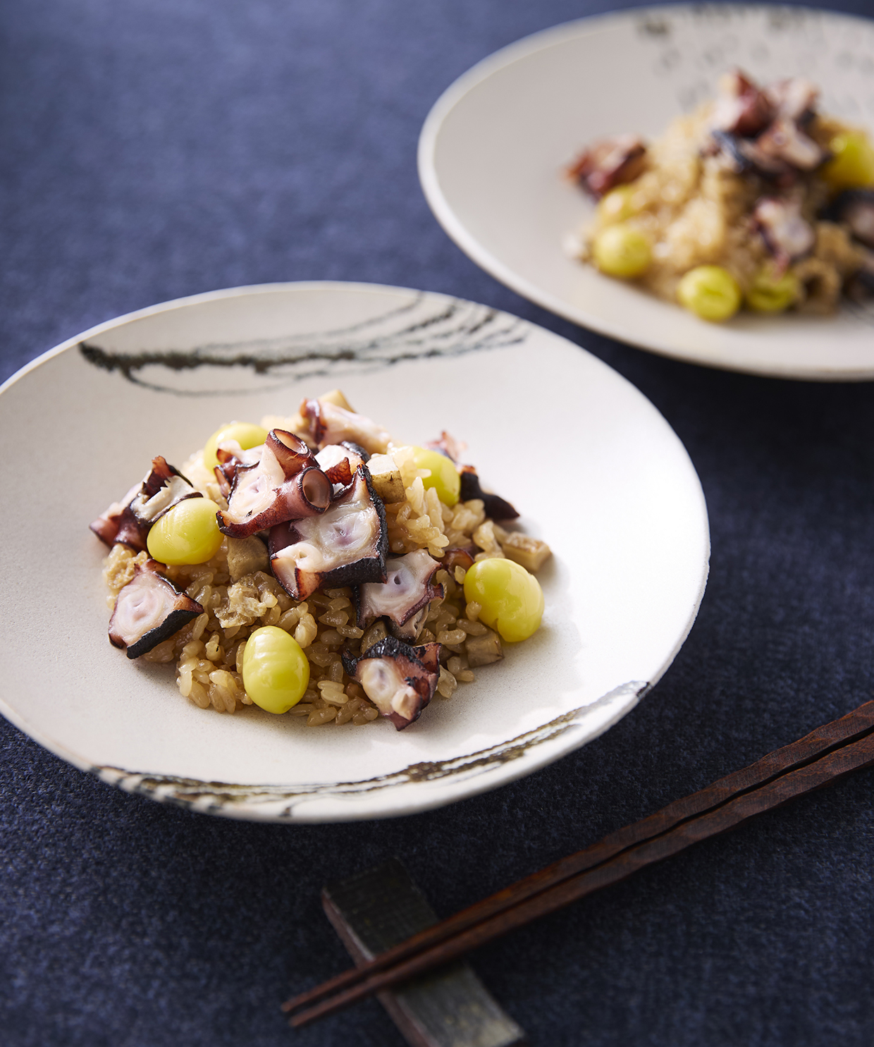 『季と菜と魚と さんたか』の蛸おこわの完成