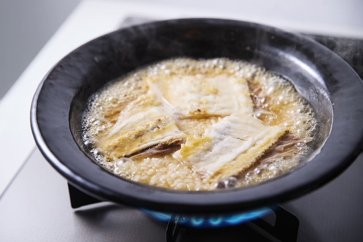 鯛を霜降りにする 