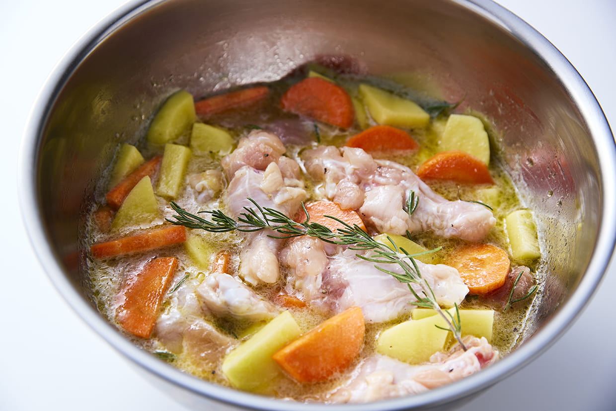 ビールでマリネする