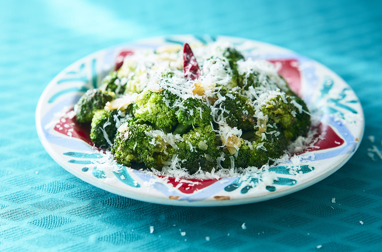 『ドンナ ルチアーナ』のブロッコリーのアッフォガーティ