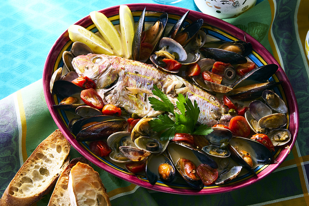 『ドンナ ルチアーナ』のアクアパッツァの完成