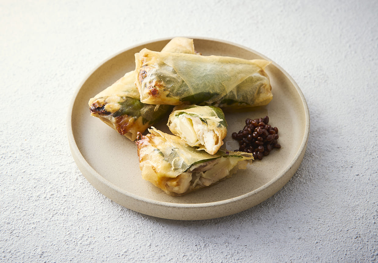 『みつか坊主』の発酵春巻きの完成