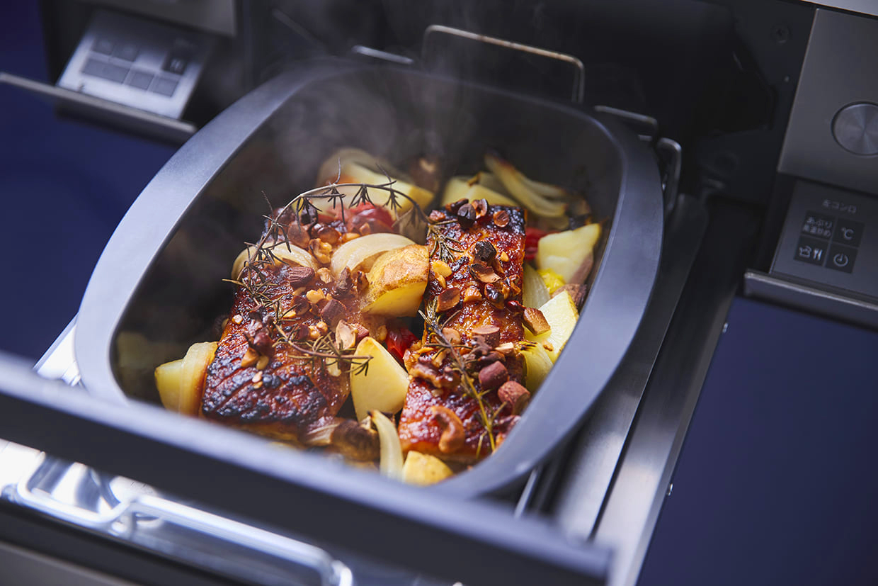 「ザ・ココット」でオーブン焼きにする