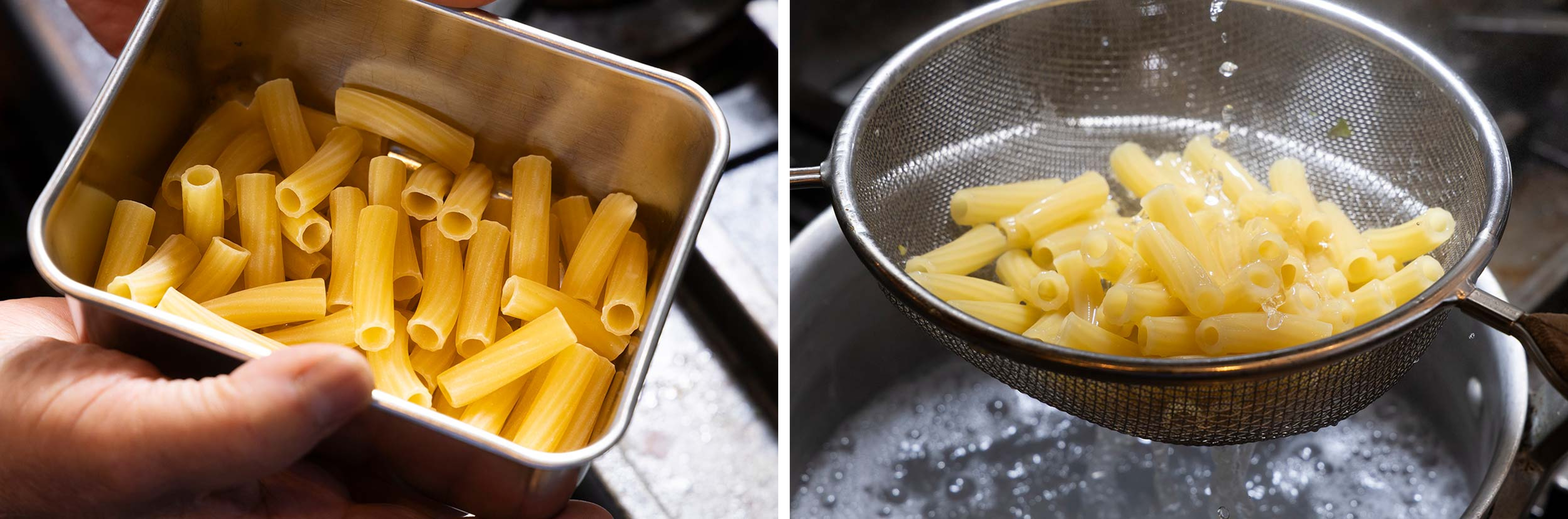 「4種のチーズのパスタ レシピ」マカロニ