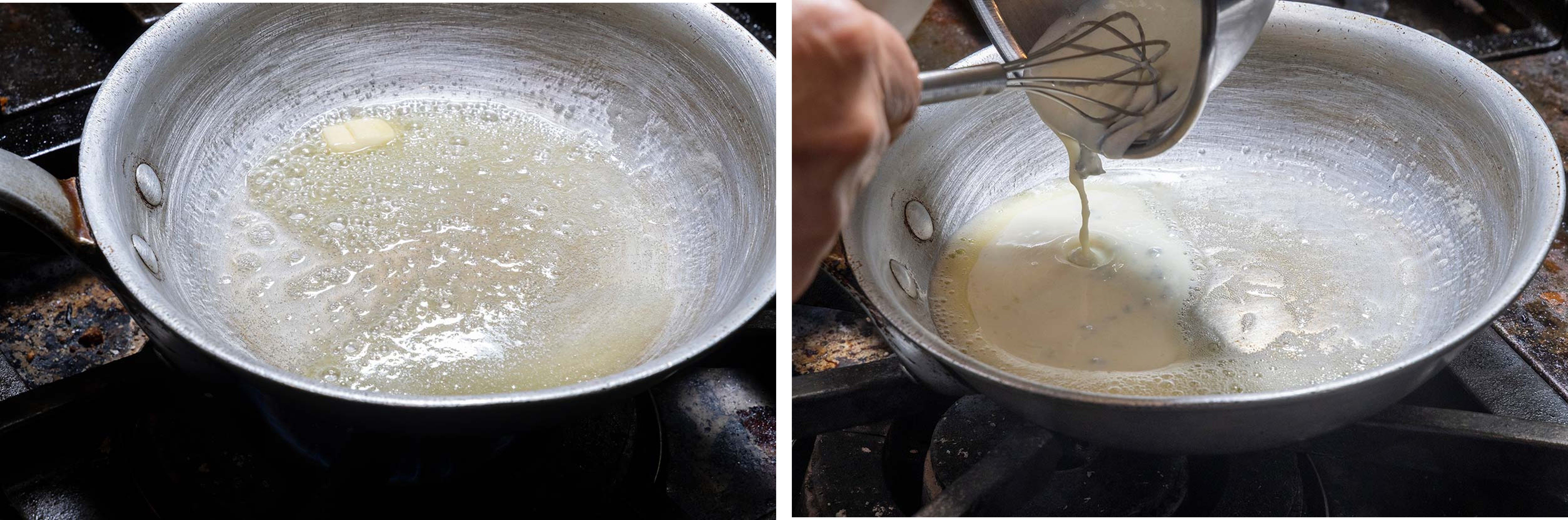 「4種のチーズのパスタ レシピ」バターとチーズ