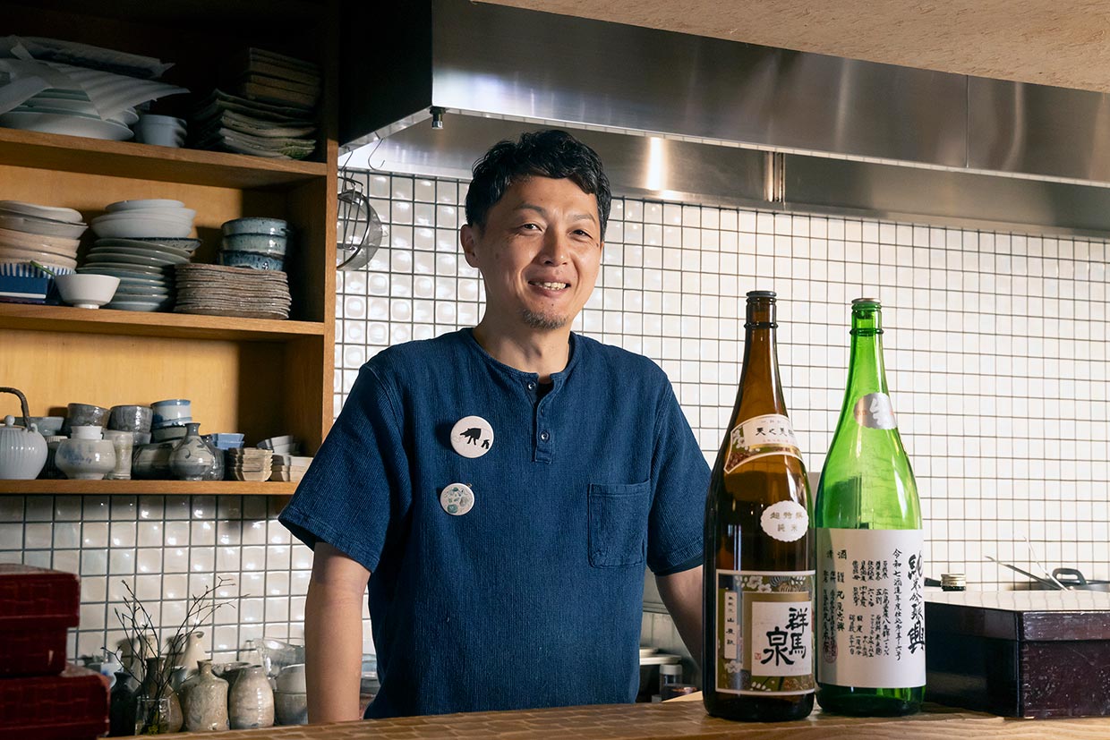 『日本酒餐昧うつつよ』店主の藤井章弘さん