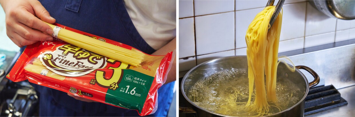 意外なアレンジでアンチョビ風味に「ナンプラーバターのスパゲッティ」スパゲッティ