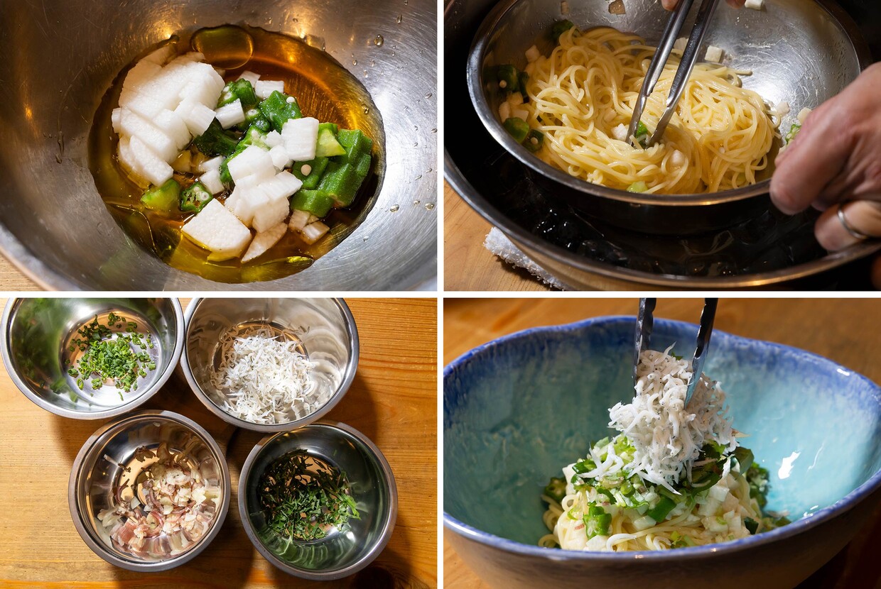 「スパサラ」作り方