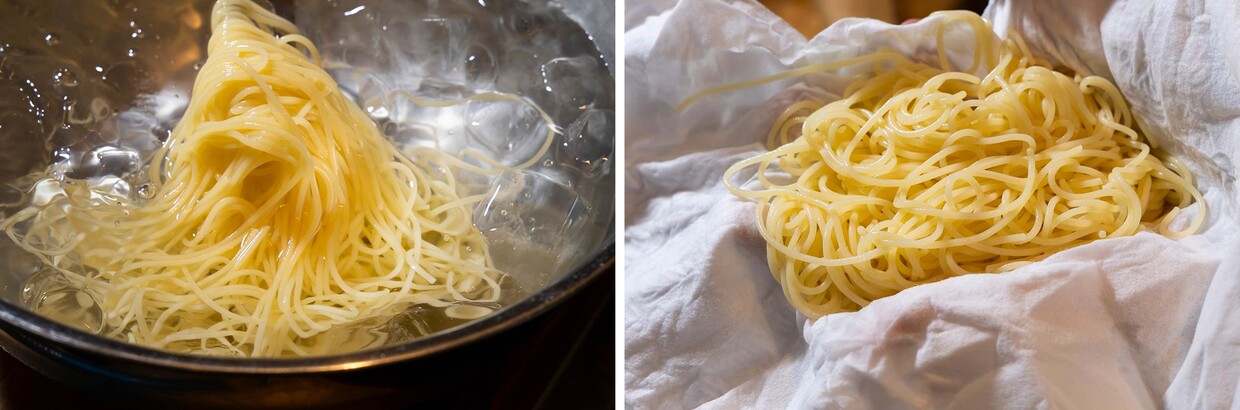 「スパサラ」フェデリーニの茹で方
