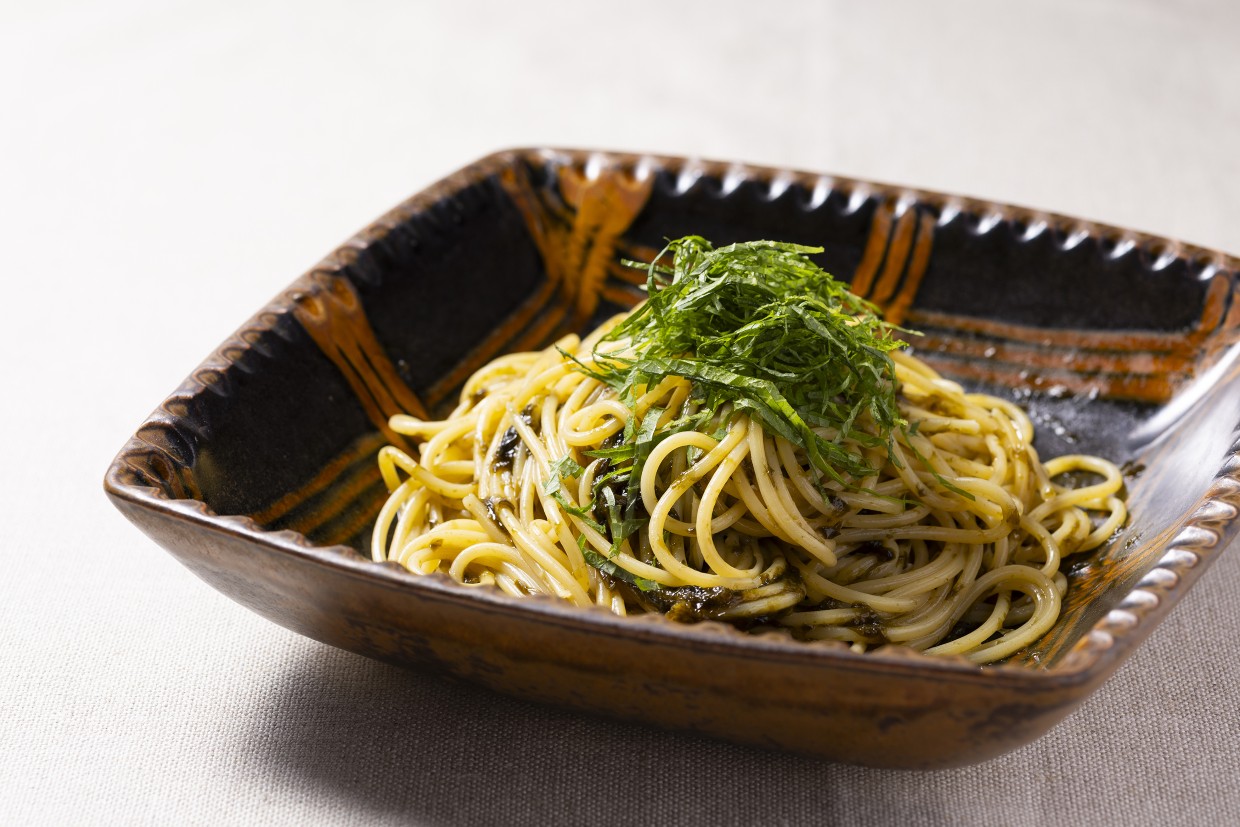 「海苔バタースパゲッティ」完成