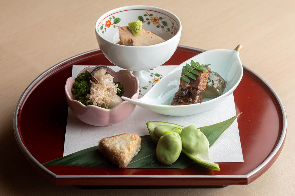 祇園『祇園 大季』の前菜盛合せ