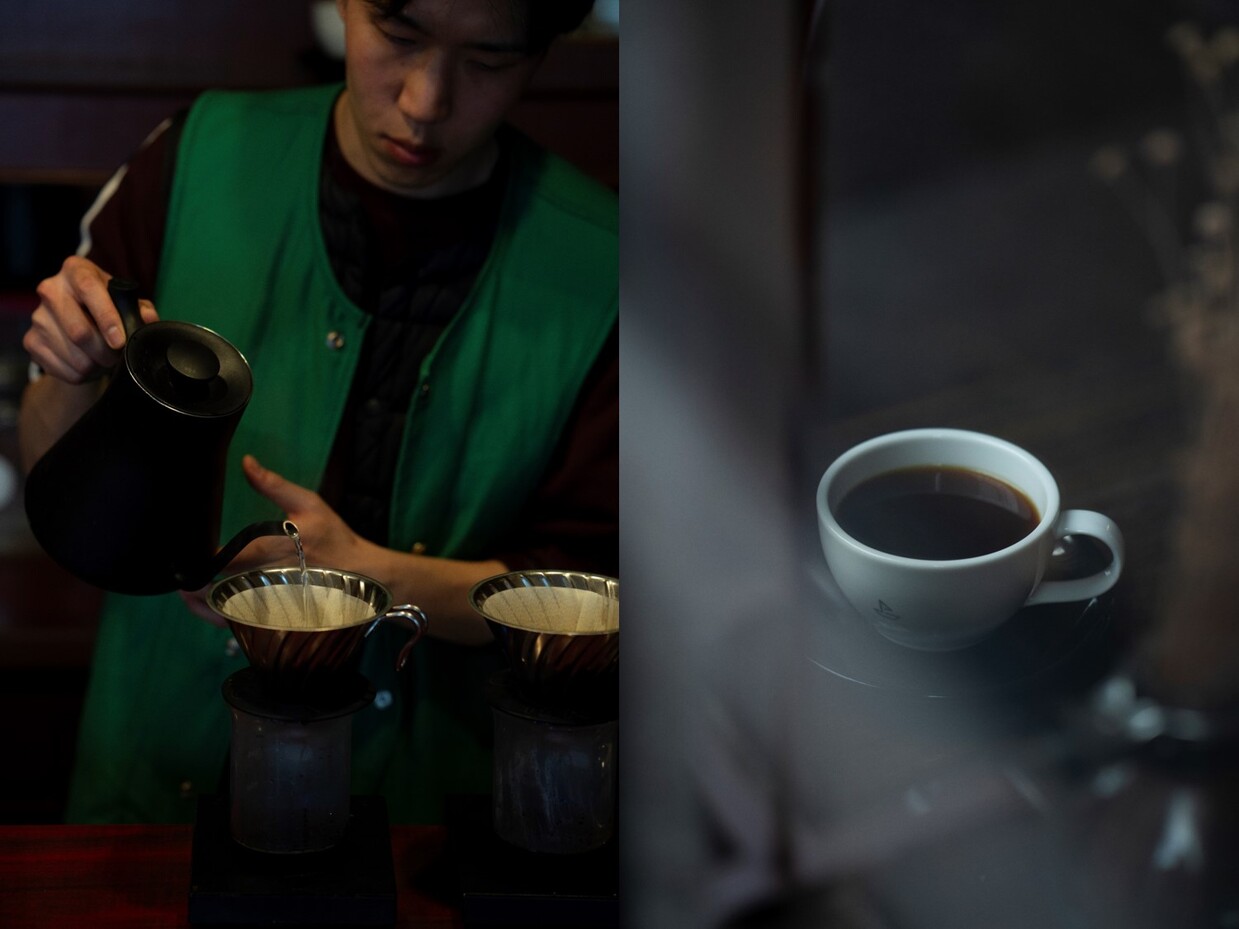 『風とCOFFEE 喫茶カゼコ』ハンドドリップ