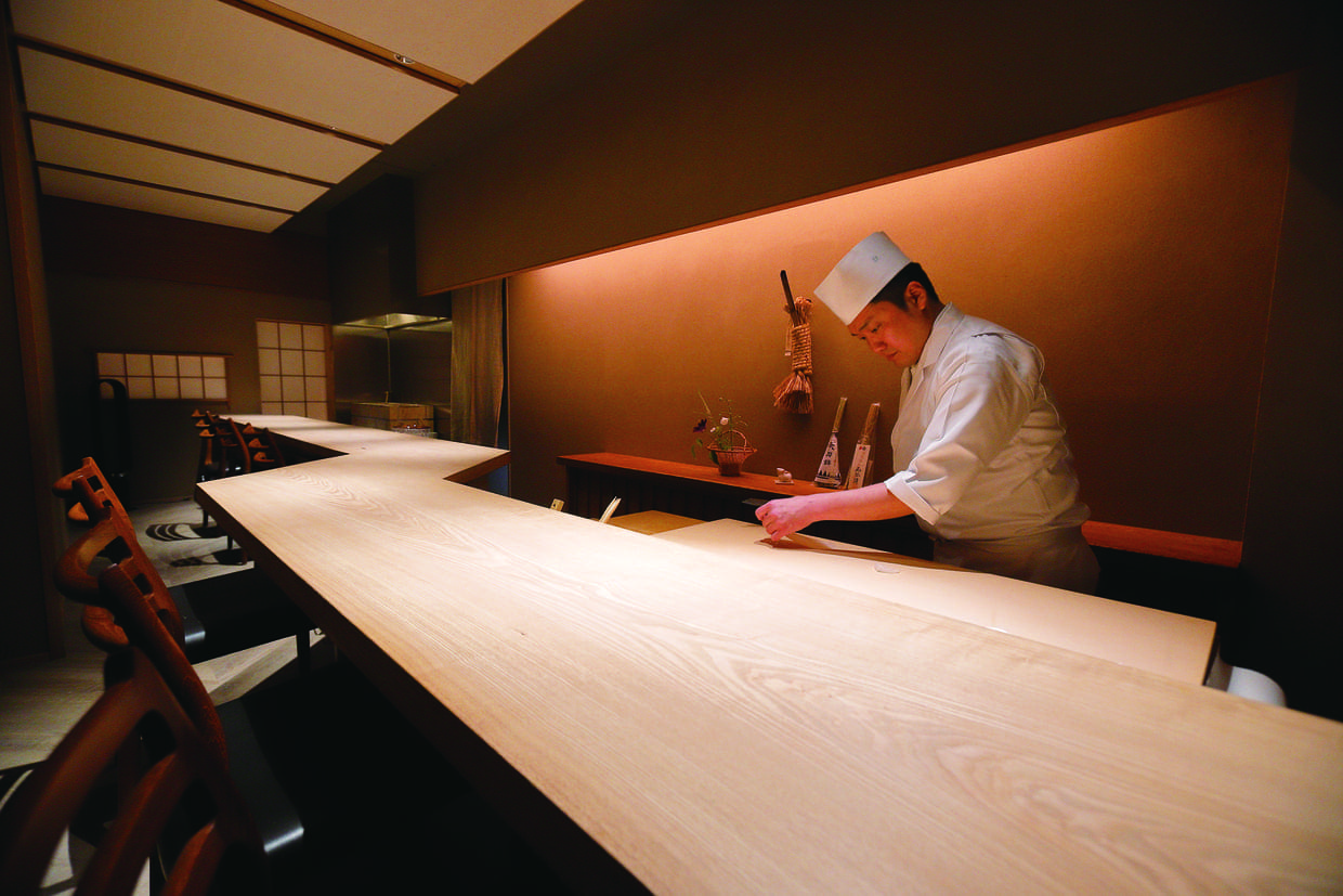 京都・烏丸五条『杦-SEN-』店内