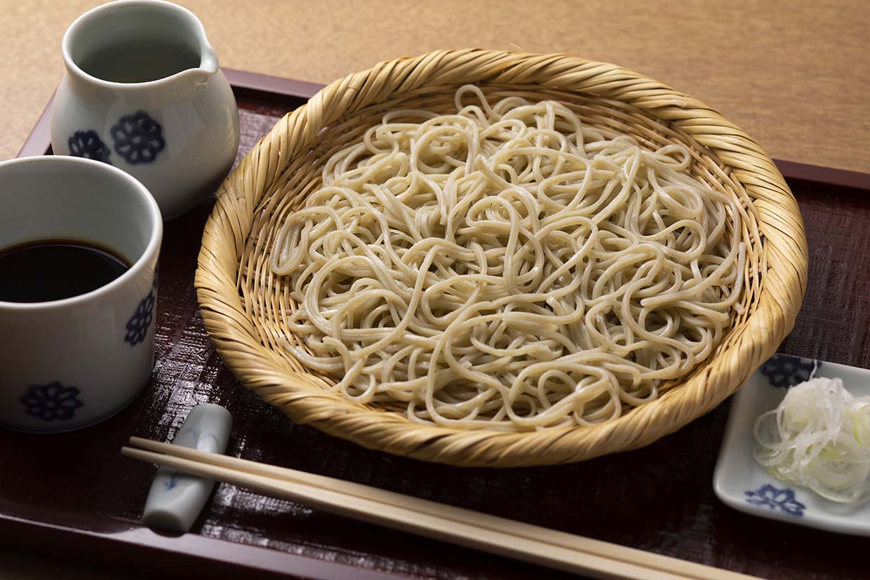 『手打ち蕎麦 むらおか』のざるそば