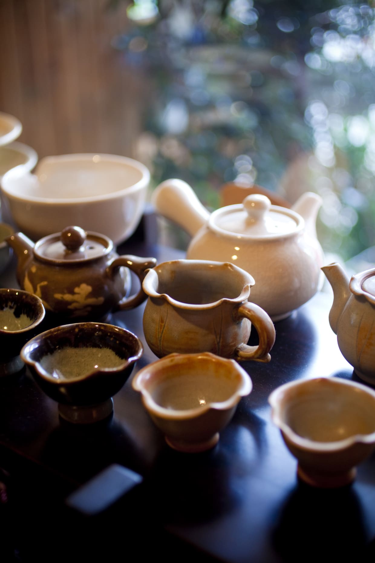 『韓日茶苑 楽zen』販売コーナー