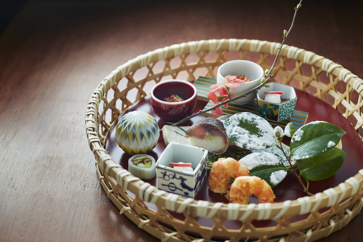 神戸『季と菜と魚と さんたか』の「八寸」