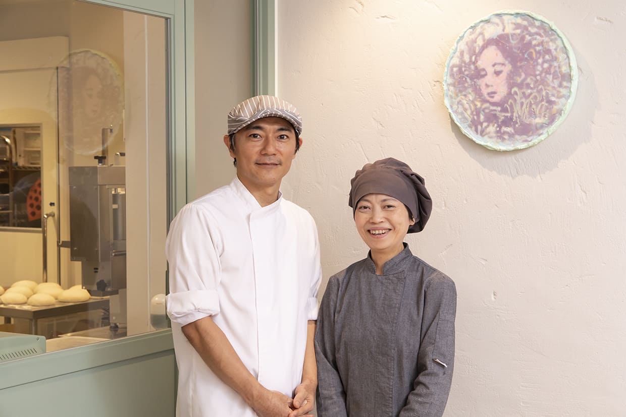 『PASTA＋』の富永さんとシェフの遠藤さん