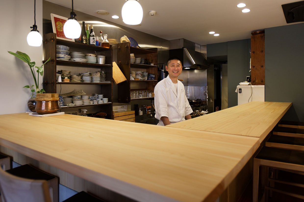 京都『喜多』店内＆店主