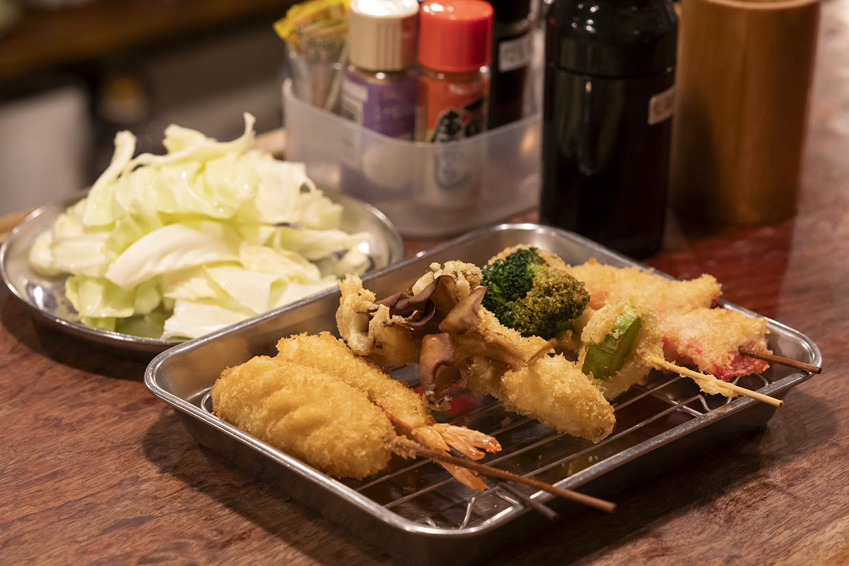 『串カツ七福神』の串カツイメージ
