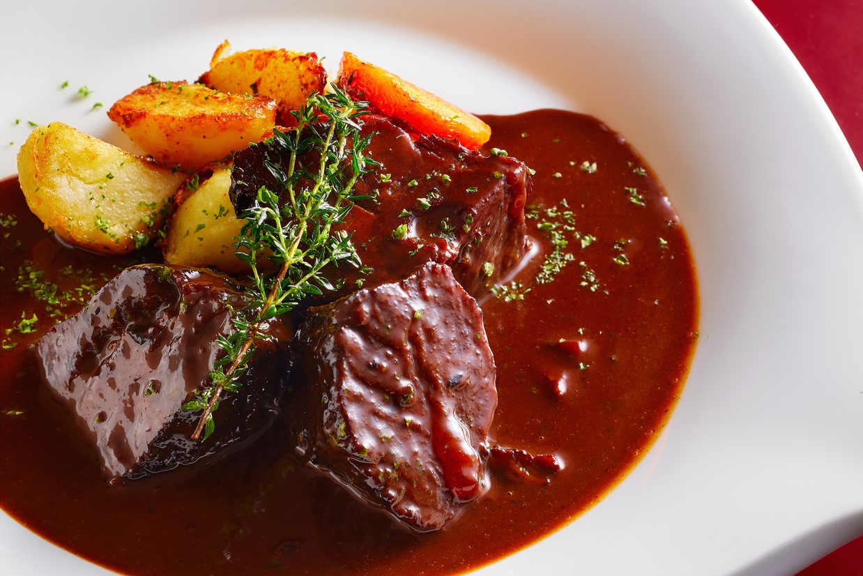 『CHINON』の牛ホホ肉の煮込み