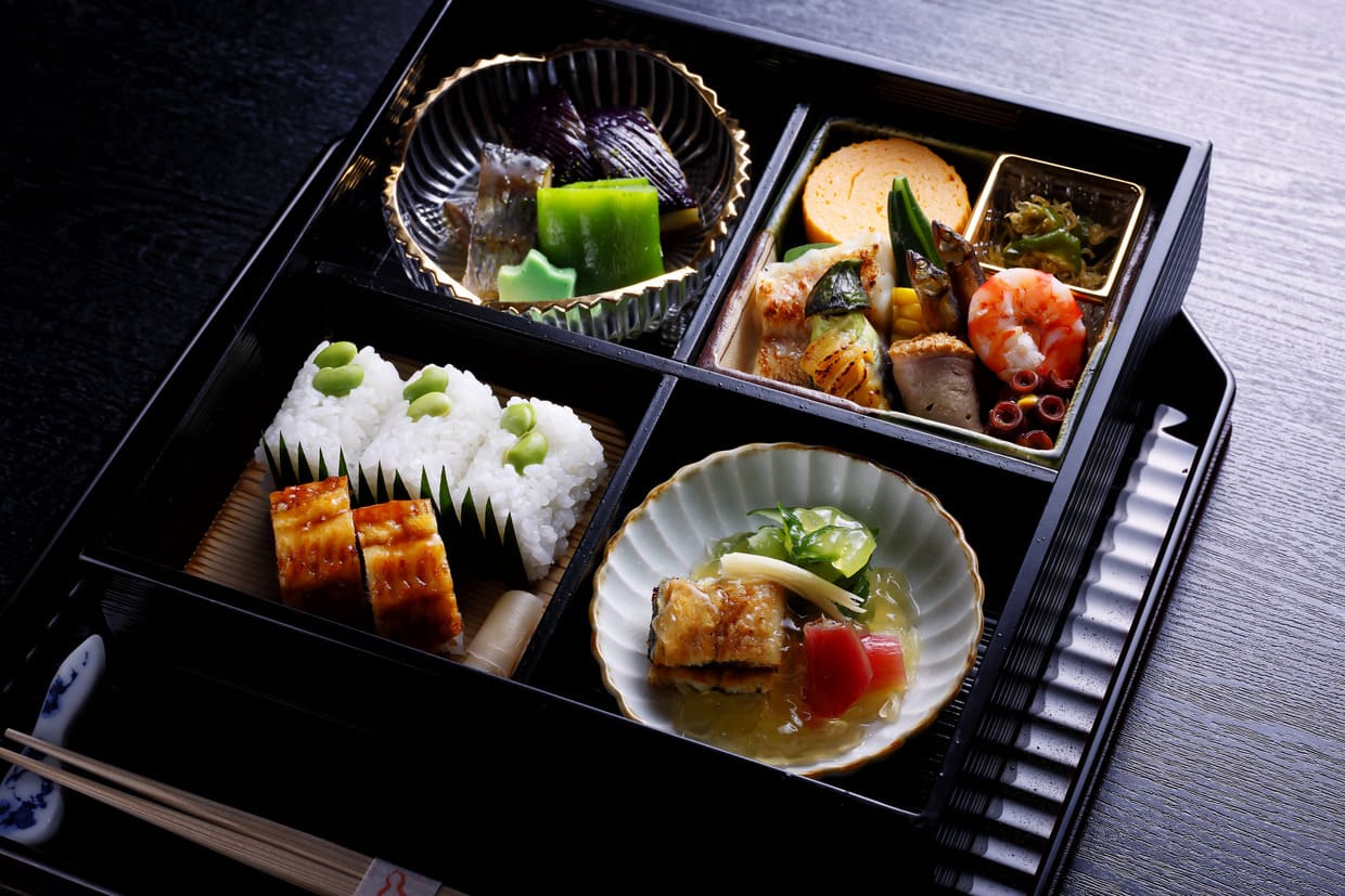 『清和荘』の松花堂弁当