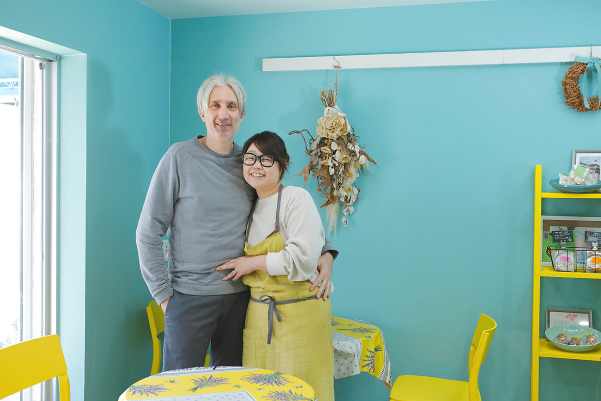 『パスティッチェリア ジェラテリア ビアンカ』のご夫婦