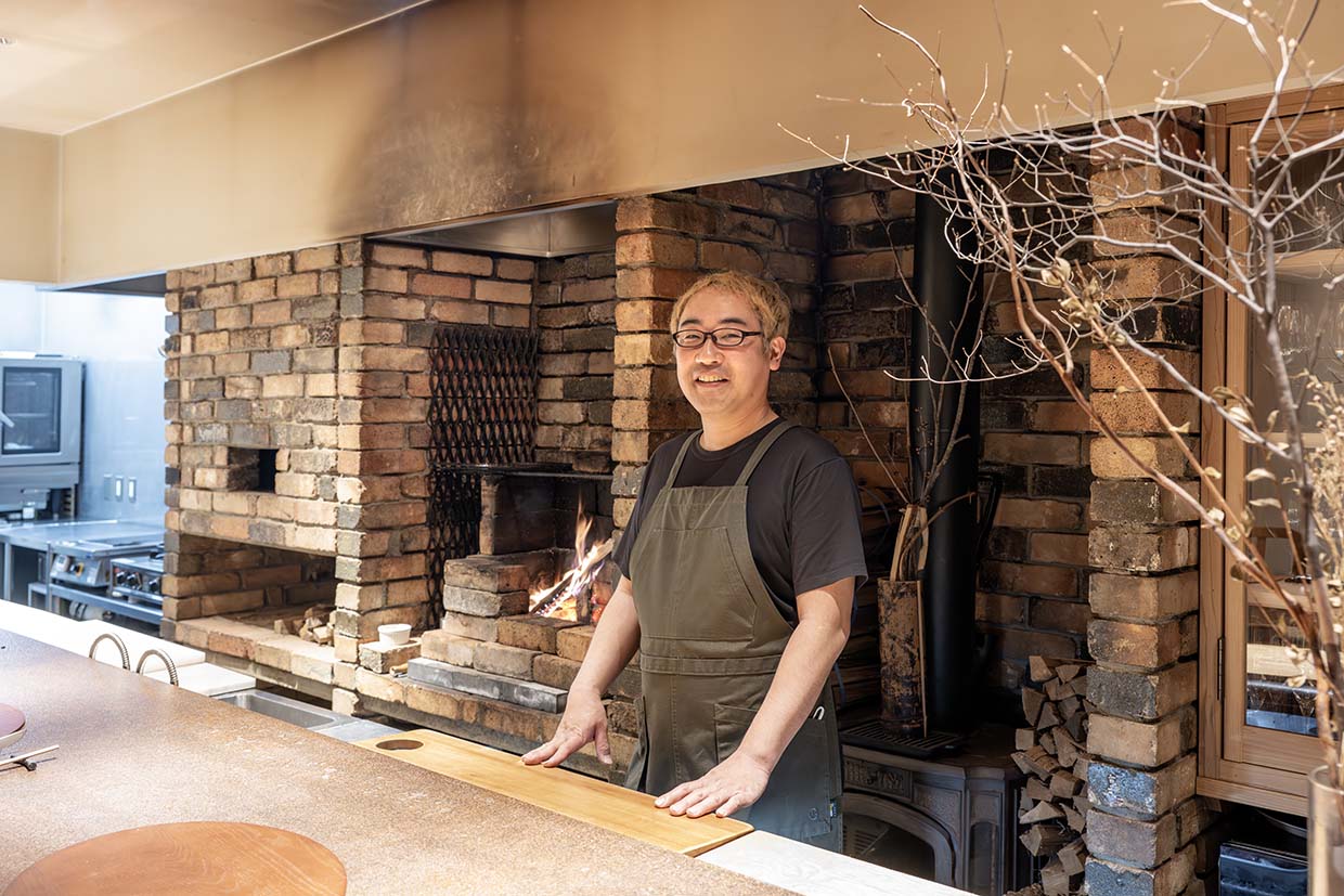 『Oshima』店主の大嶋さん。