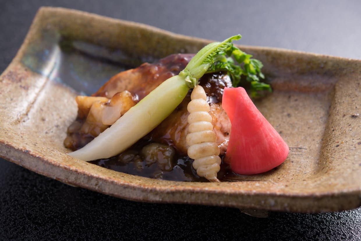 『京料理かじ』の寒ブリの山椒焼