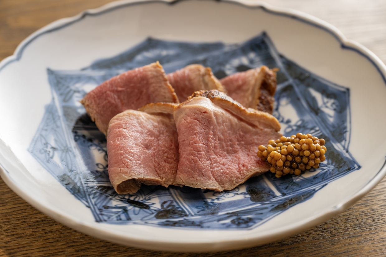 『そば・料理 あたり屋』鴨ロース