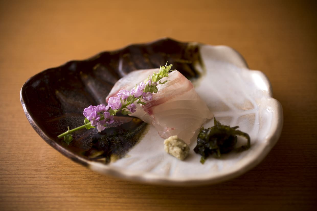 『柳田゛』お造りの鯛
