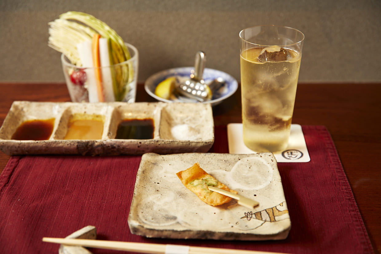 オクラとエビの春巻き、だいぼーる