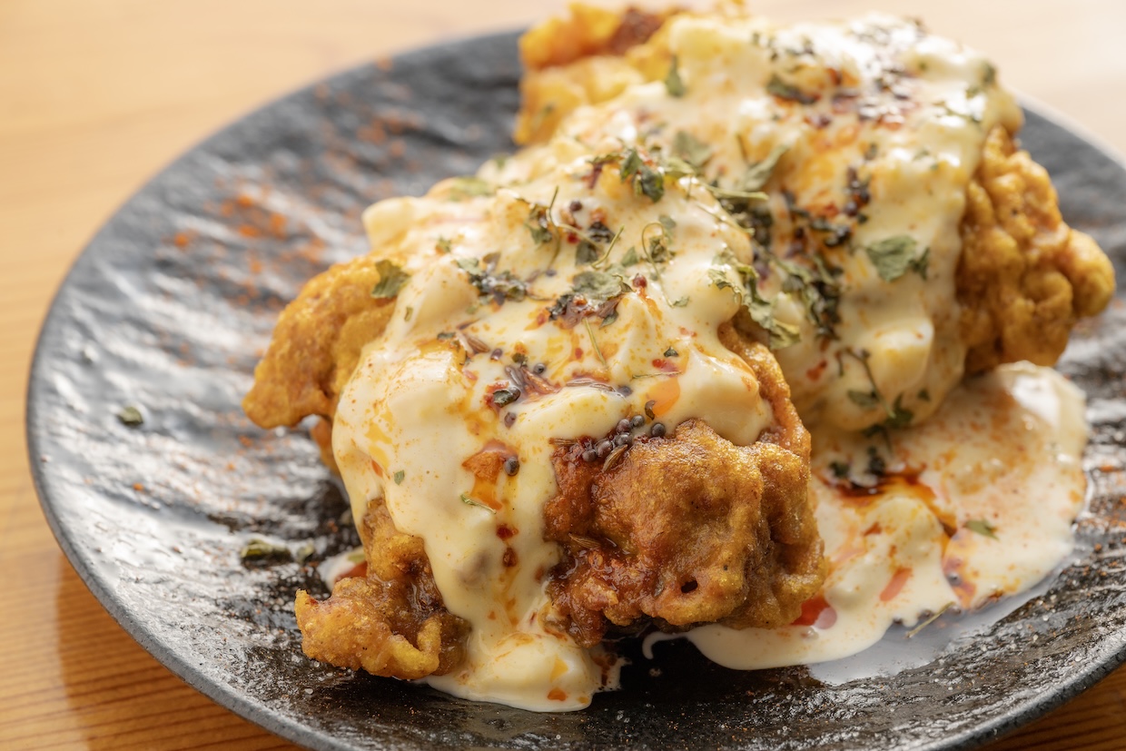 『あきらカレー』タンドリーチキン天ぷら