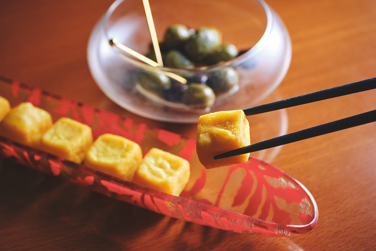 『ジュメル29』のひよこ豆ペーストとチーズのフリット