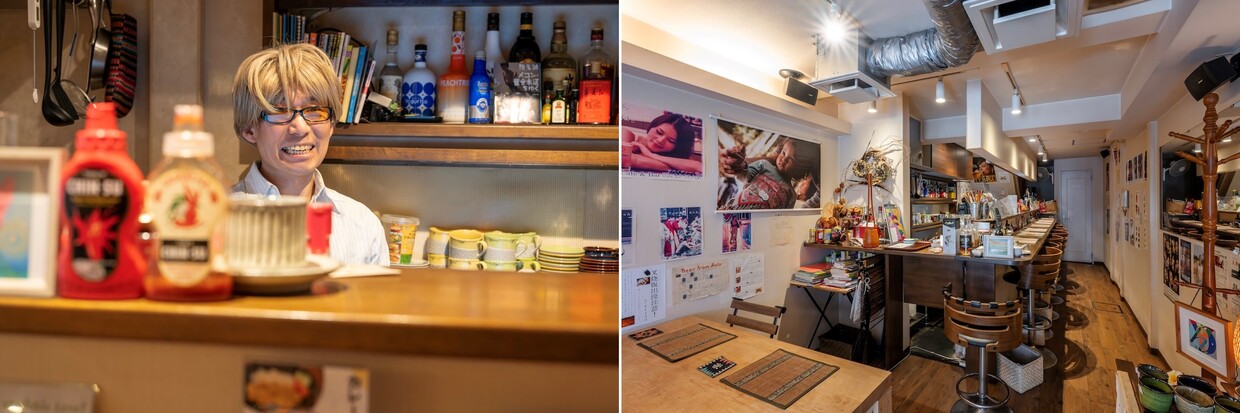 『Cafe&Bar Sabaidee』辻さん、内観