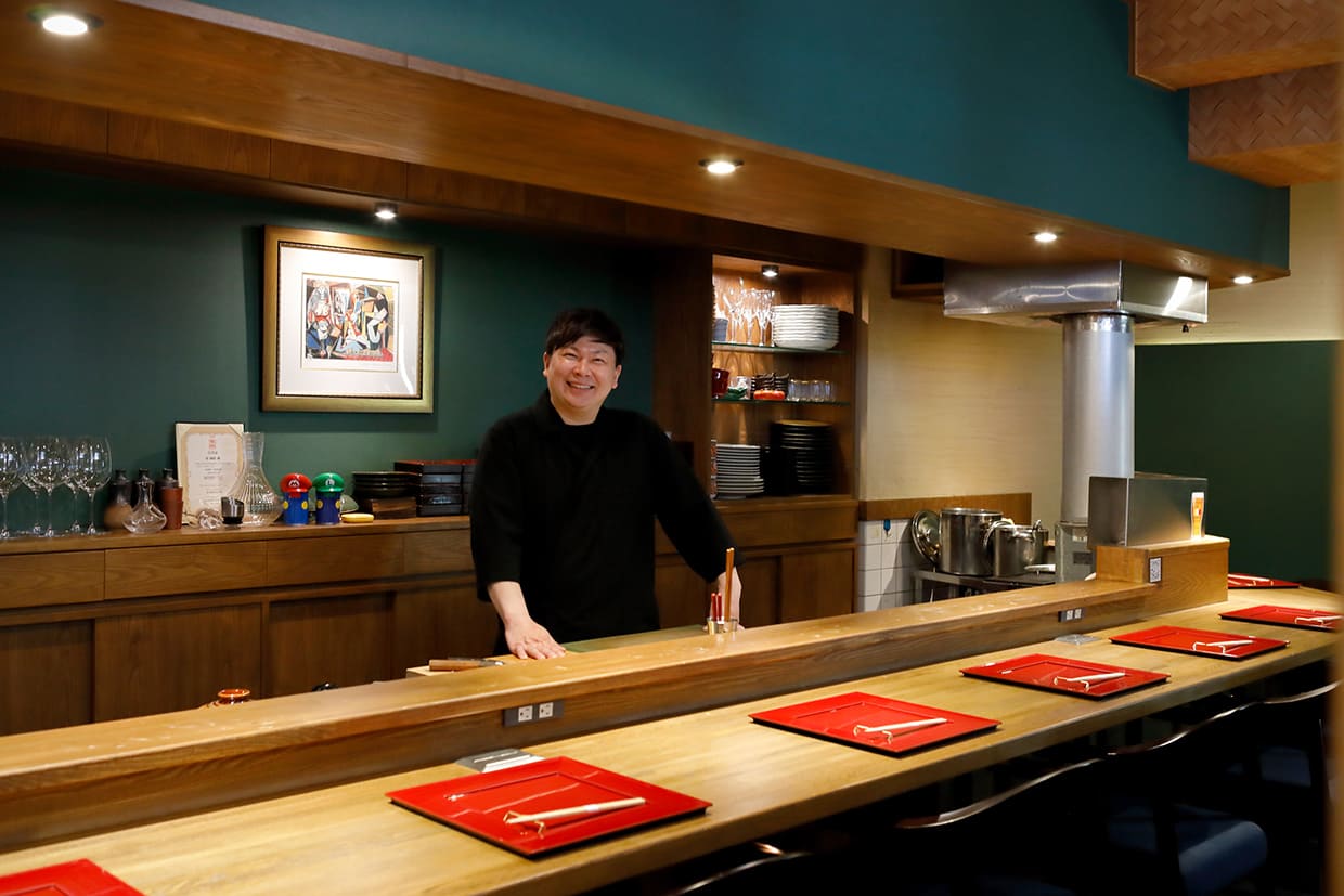 『ゆう香』の料理長・出口さん