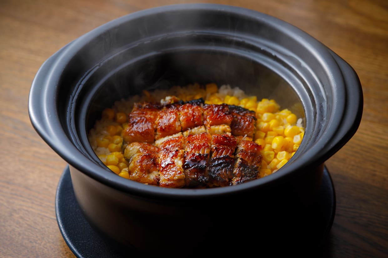 『ゆう香』のうなもろこしご飯