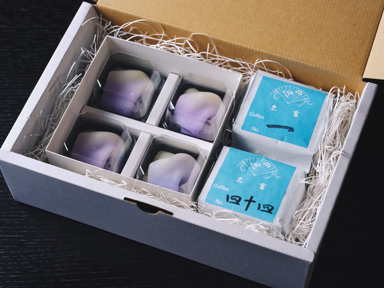 京都『末富』コーヒーとお菓子