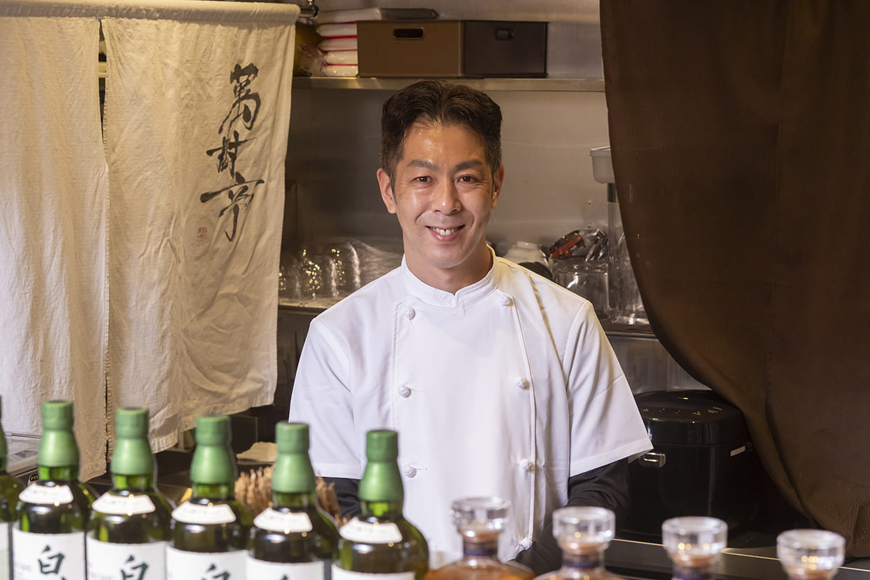 『萬樹亭』の店主・萬野さん