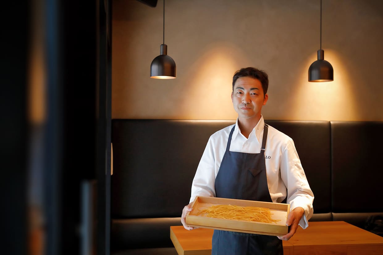 『リストランテ スペッロ』の飯塚シェフ