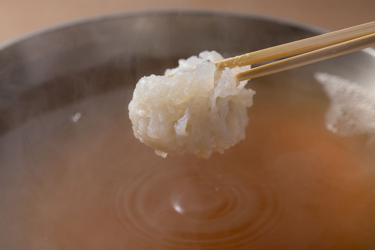 『浅草』のハモの身