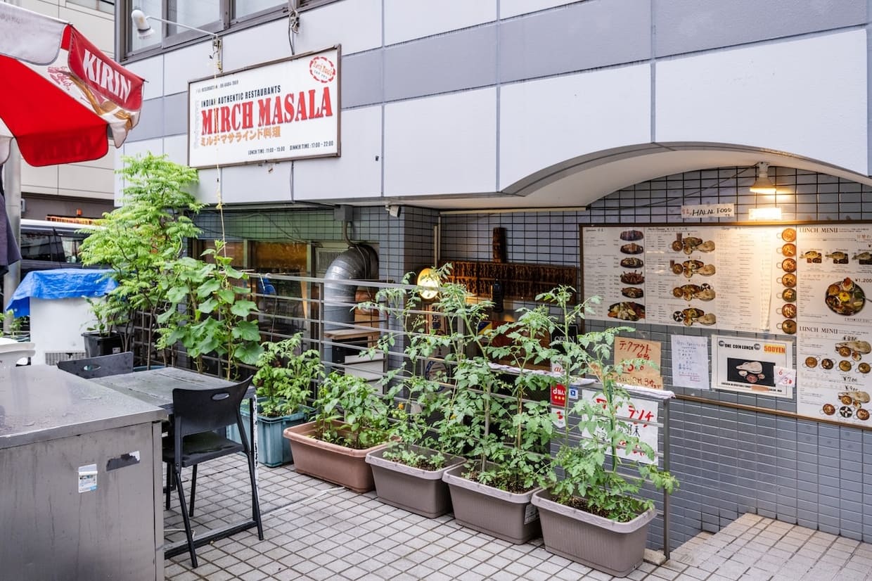 『ミルチマサラ 南船場店』外観