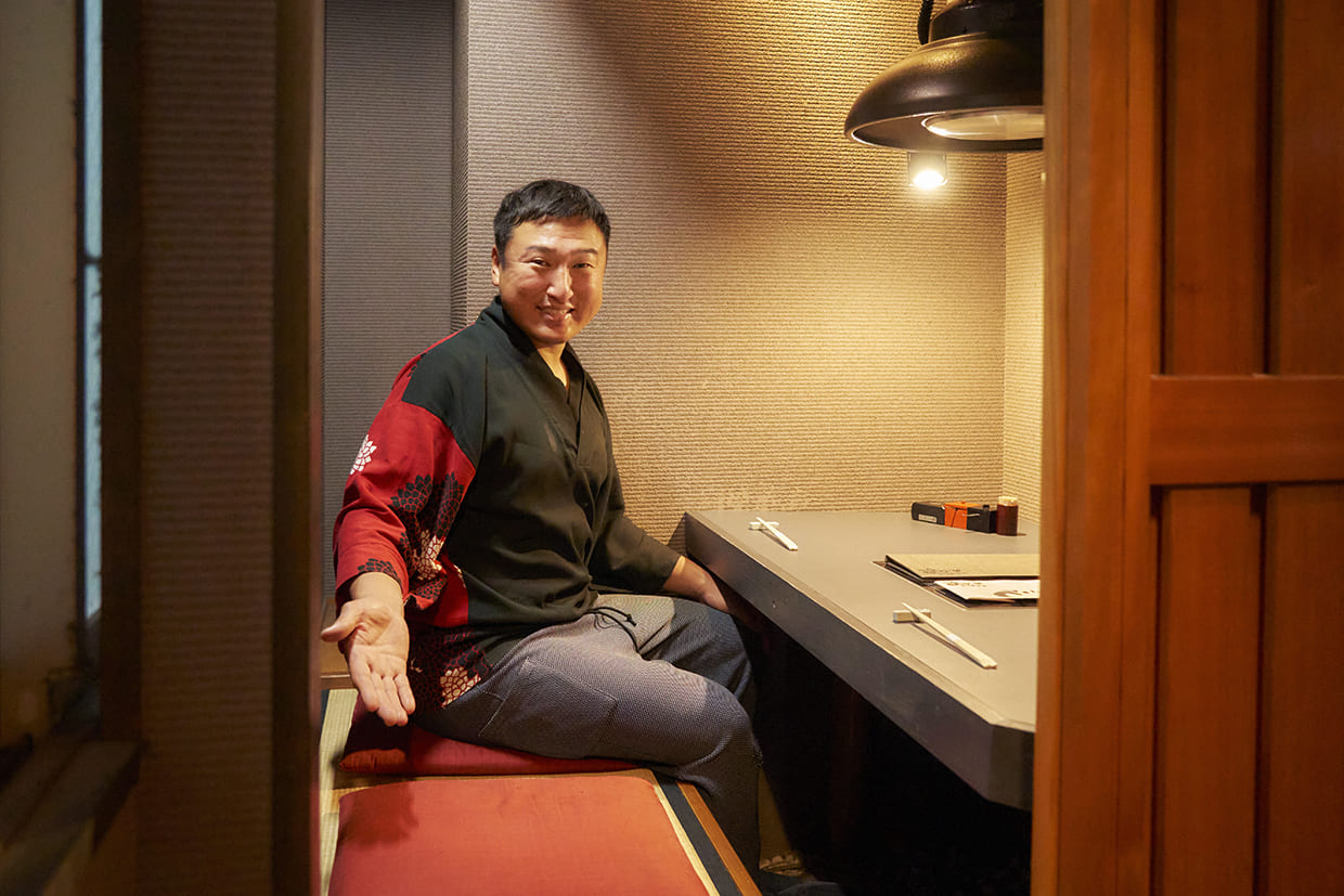 『おら鴨』の店主・上村さん