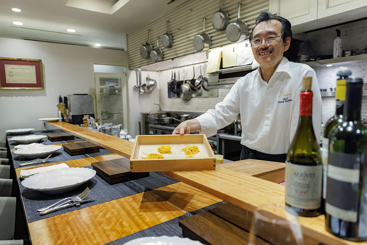 『ジュンジーノ』の八島シェフ