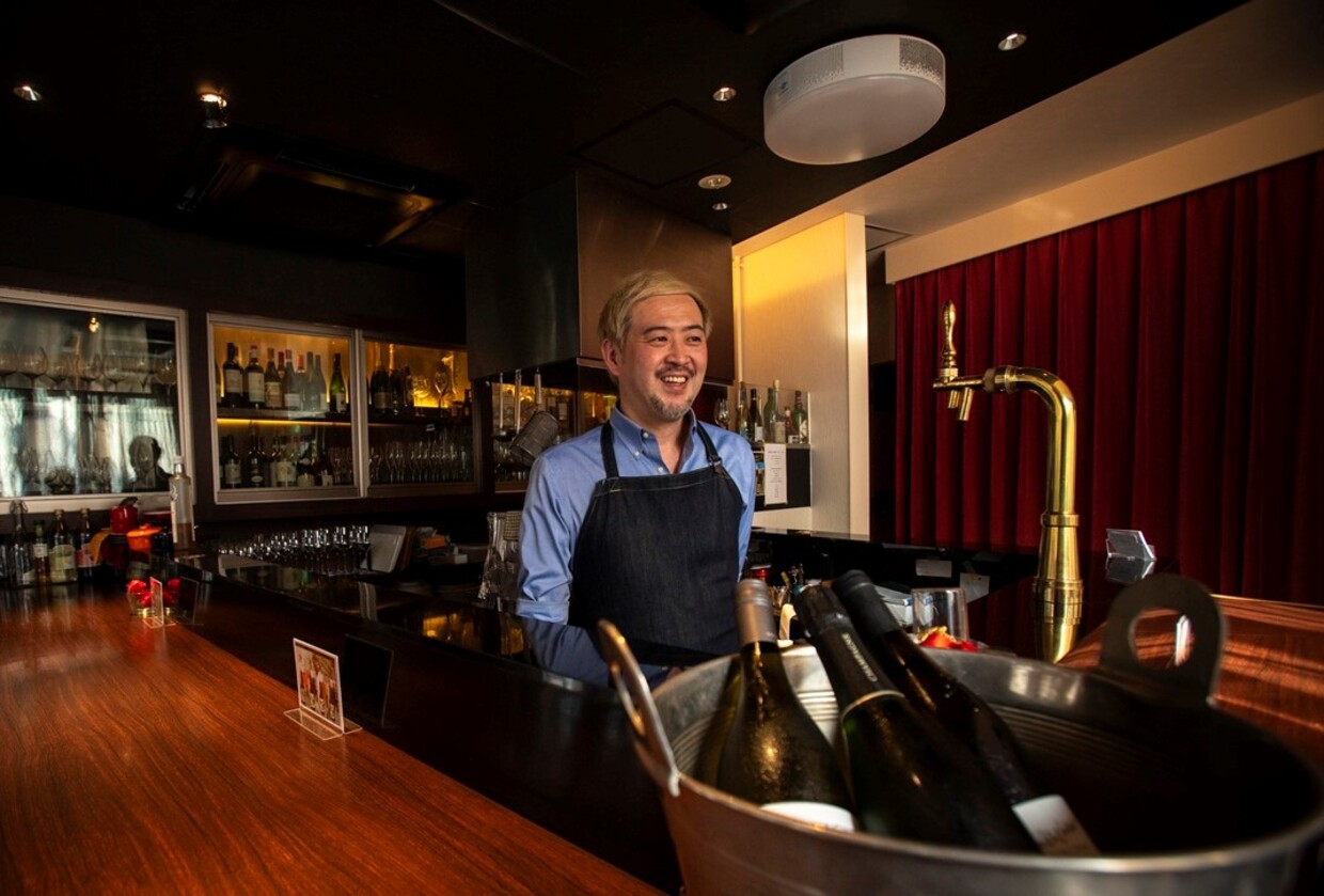 『バルテカ ソロ・ミーナ』の店内とご主人