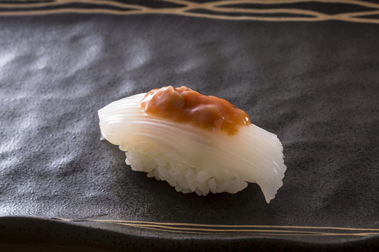 『鮨 和』のイカ