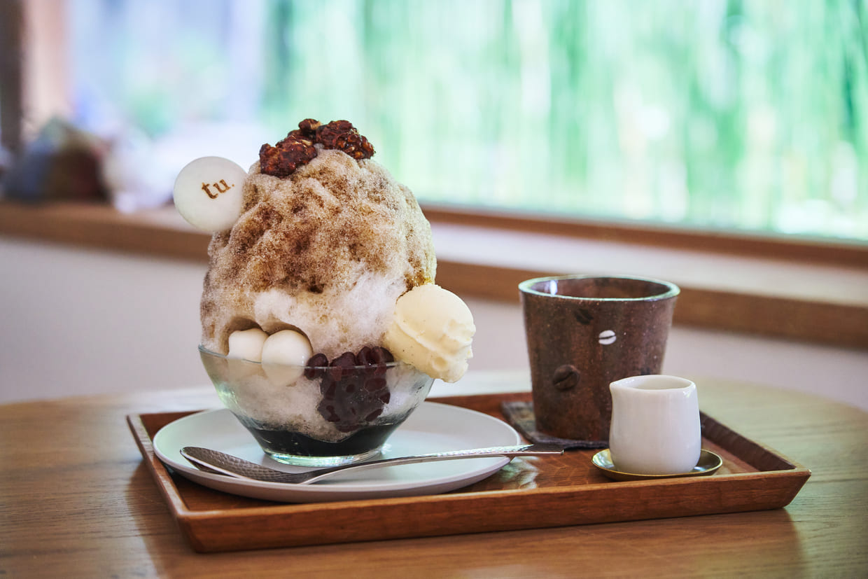 京都『tubara cafe』かき氷