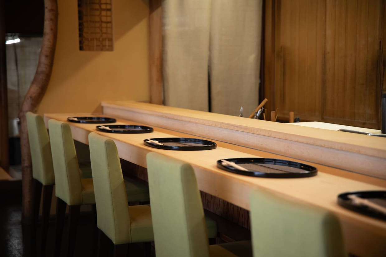 京都『修伯』店内
