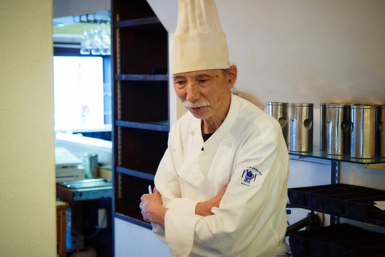 京都『キッチンぽっと』オーナーシェフの小泉信さん