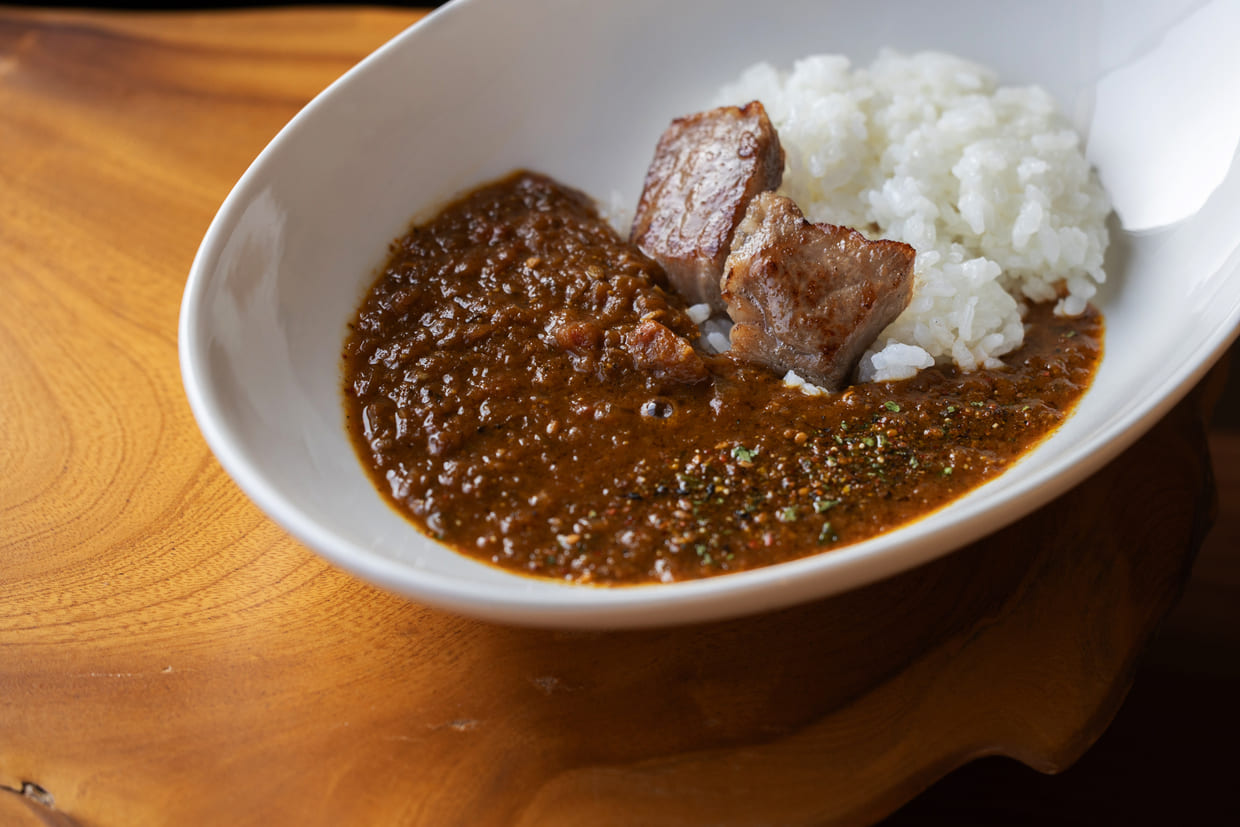 京都『無国籍蕎麦会席 拓朗亭』カレー