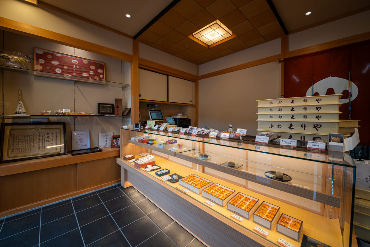 『京都くりや』店内